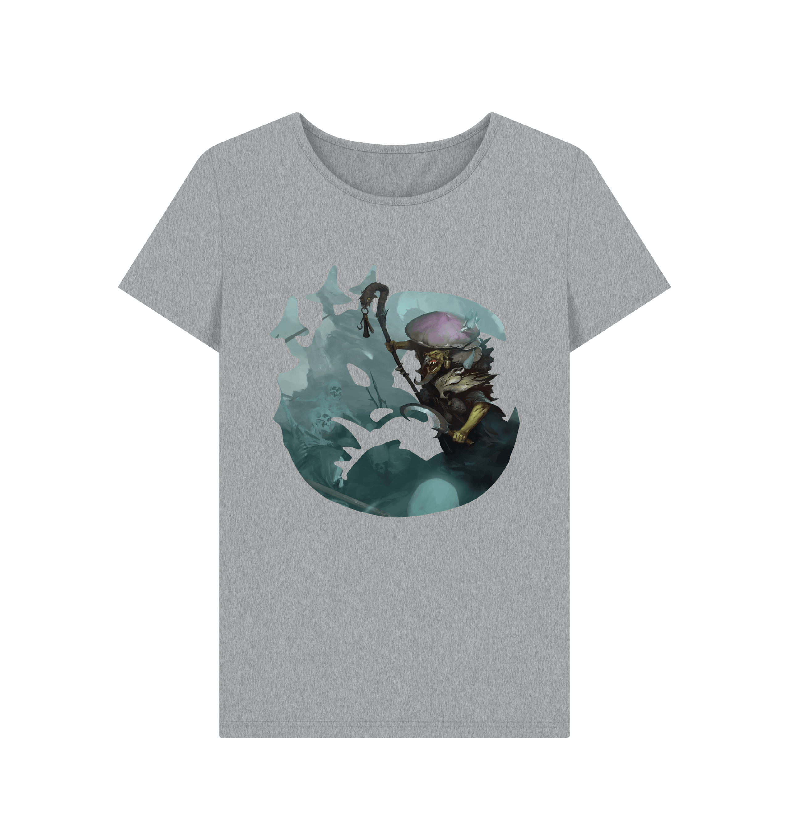 Athletic Grey Gloomspite Gitz Snazzgar Stinkmullett Fitted T Shirt